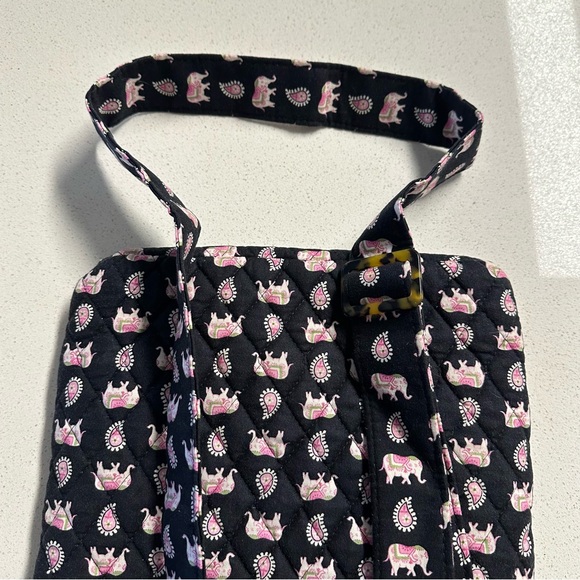 Vera Bradley Pink Elephants Pattern Crossbody - Picture 6 of 6